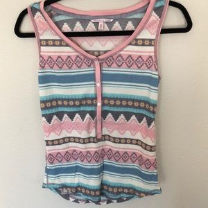 NWOT Victoria’s Secret Sleep Tribal Top $9 Size S